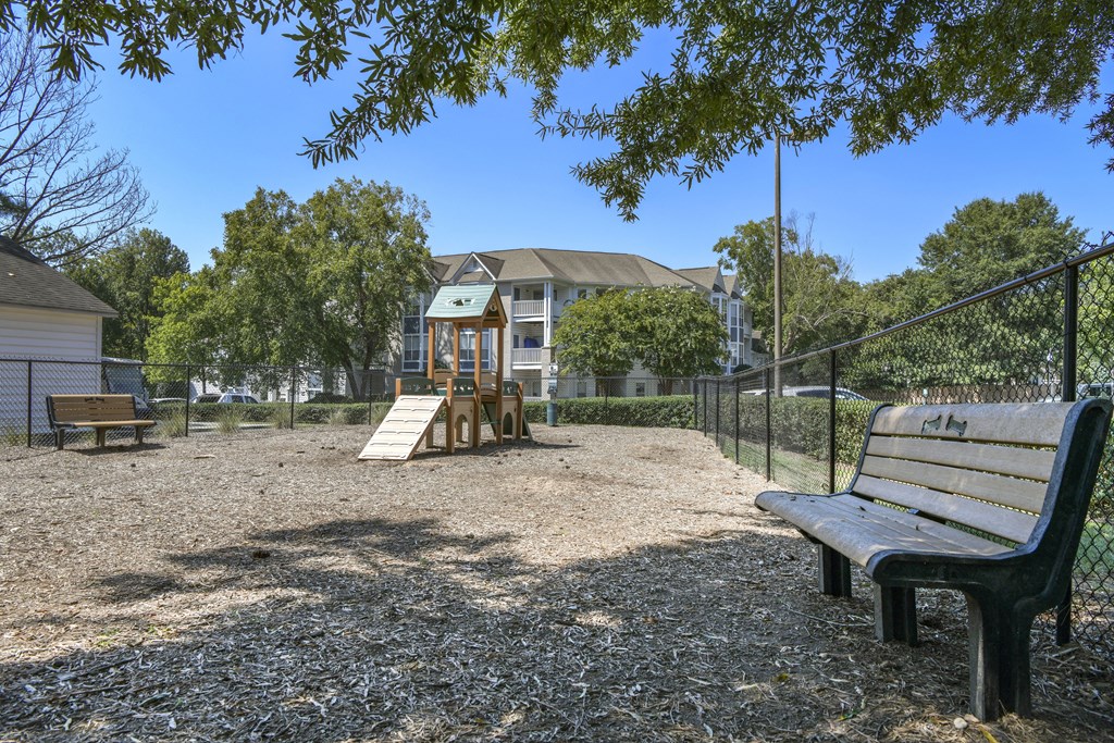 a playground at Whitehall Estate apartments in Charlotte NC