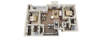 Veridian at Sandy Springs floor plan apartment home layout
