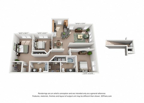 221 Fairforest Way 1-3 Beds Apartment for Rent - Photo Gallery 44