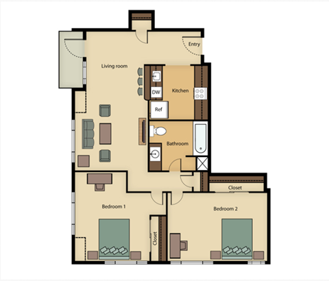 100 Palermo Road Studio-8 Beds Apartment for Rent - Photo Gallery 10