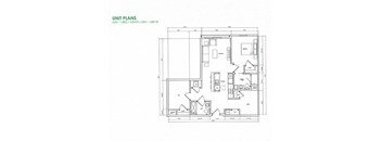 202, 302  (A3a 1 Bed / 2 Bath)