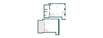 blueprint of floor plan of the first floor