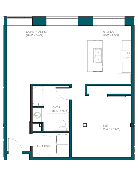 a blueprint of a floor plan of a house