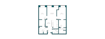 a blueprint of a floor plan of a house