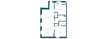 blueprint of a floor plan of a house