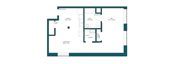 the floor plan for a small 1830s house
