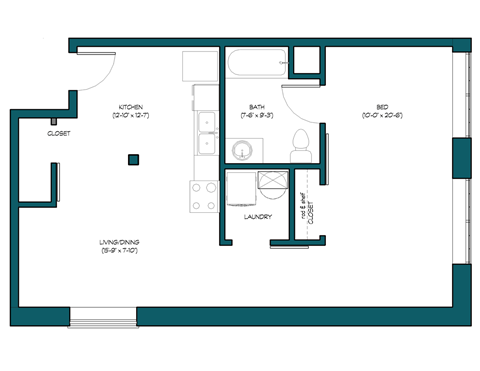the floor plan for a small 1830s house