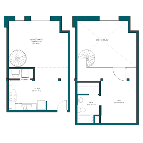 a blueprint of a floor plan of a house