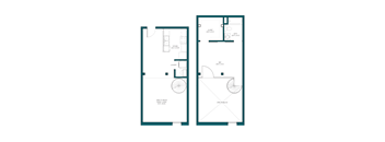a blueprint of a floor plan of a house
