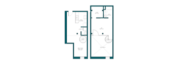 blueprint of floor plans for a small house