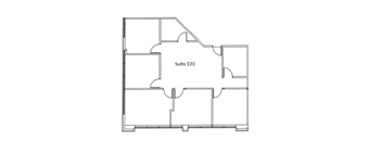 the plan of the second floor of the house showing the floor plan with