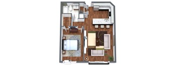1 Bedroom + Balcony
