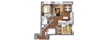 2 Bedroom Corner
