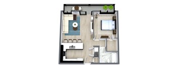 Girard View - 1 Bedroom w/ Balcony