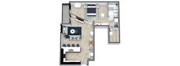 American View - 1 Bedroom Premium w/ Balcony