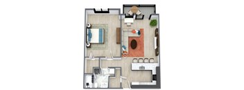 Franklin View - 1 Bedroom Deluxe w/ Balcony