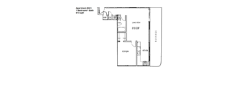 1 Bedroom, 1 Bath w/ Terrace