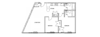 2 Bedrooms, 2 Bathrooms
