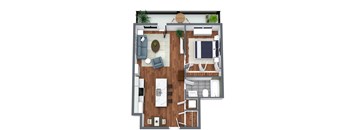 The Manuscript - 1 Bedroom w/ Balcony