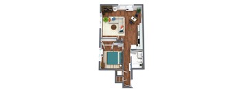 1 Bedroom Corner