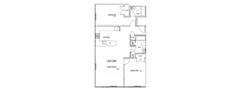 2 Bedroom, 2 Bath Deluxe