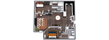 1 Bedroom + Den, 2 Bath