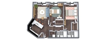 2 Bedroom, 2 Bath