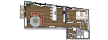 Pretzel - 1 Bedroom Corner Distinct