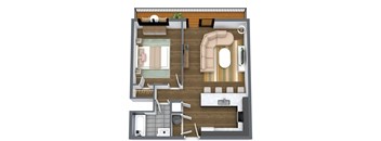 Towpath -  1 Bedroom with Terrace