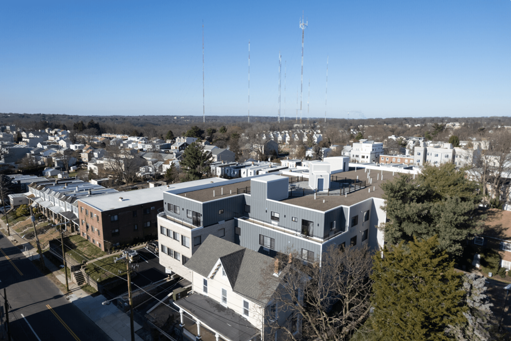 Aerial View of Roof Deck