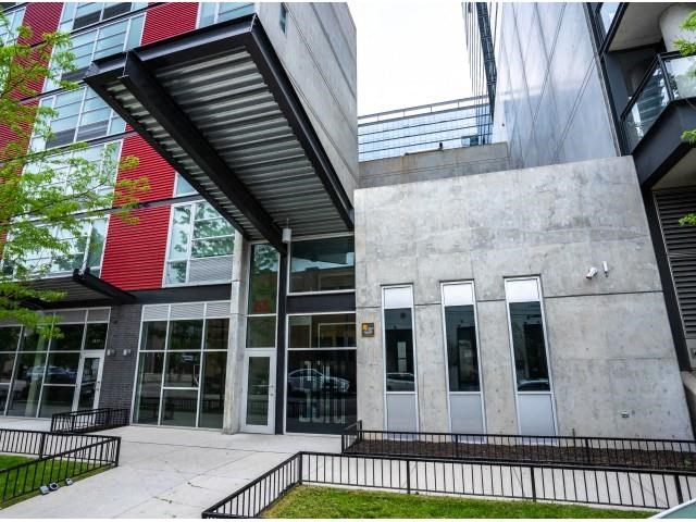 a view of the outside of a building