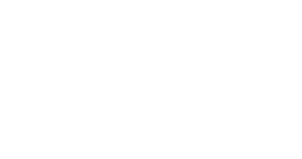 a green background with the word 500 off written in white