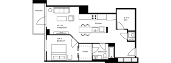 a floor plan of a house