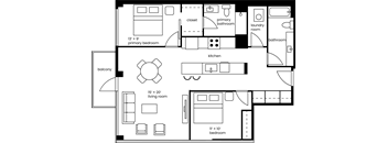 a floor plan of a house