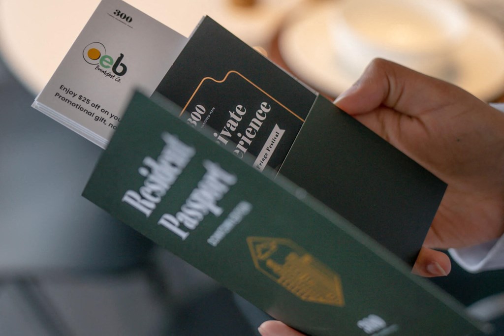 a hand holding a green visa card