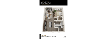 a 1 bedroom floor plan | the vineyards at hammock ridge