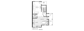 a floor plan of a small house