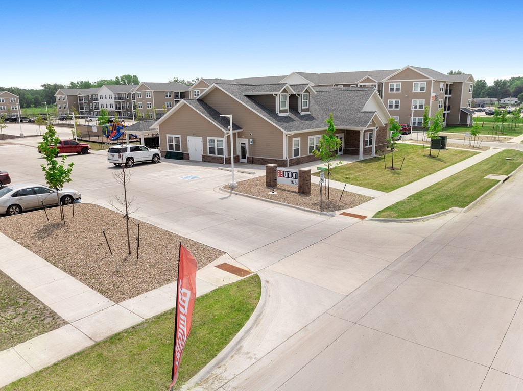 Entrance View at Union at North Crossing, Iowa