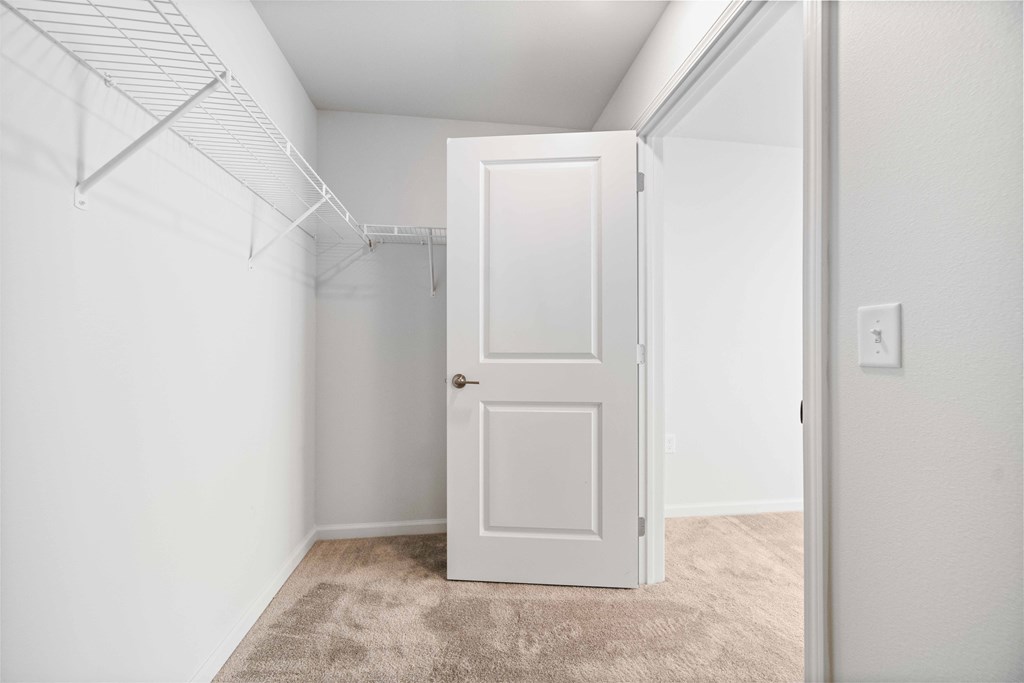 A closet at Union at Wiley, Iowa, 52404