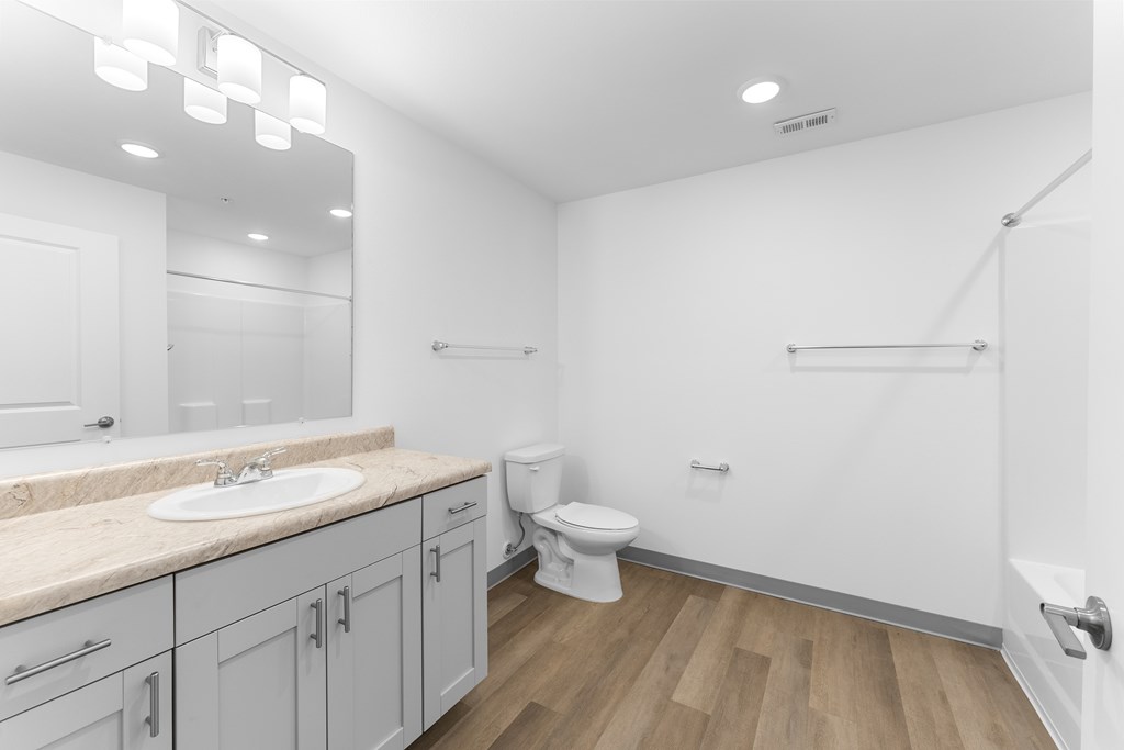 Bathroom With Bathtub at Union at North Crossing, Iowa, 50703