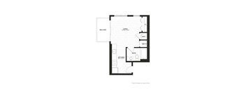 Unit B0-2E Floor Plan at The Annex of Bloomington, Bloomington, IN, 47401