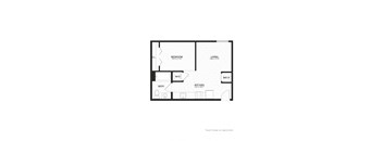  Unit B0-5W Floor Plan at The Annex of Bloomington, Indiana, 47401