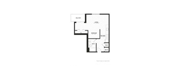 Unit B0-6E Floor Plan at The Annex of Bloomington, Bloomington, IN, 47401