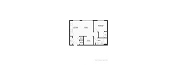 Unit B1-4W Floor Plan at The Annex of Bloomington, Bloomington