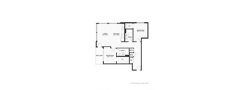 Unit B2-1E Floor Plan at The Annex of Bloomington, Indiana, 47401