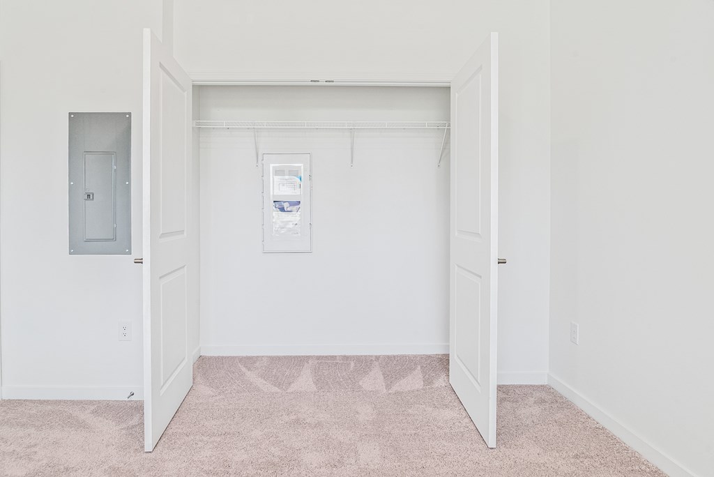 Closet View at Union at Oak Grove, Howell, Michigan