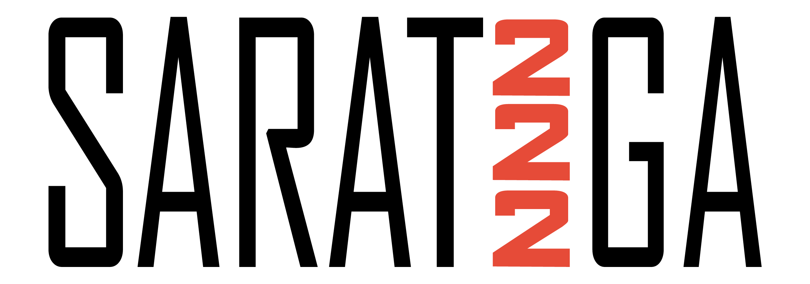The image features the word "SARATZ" in black and red letters.