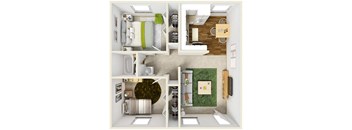 2 bed 1 bath at Mountain Vista Apartments, Lakewood, 80228