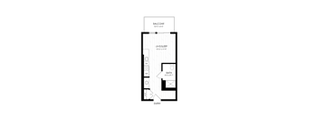 Studio 1 bath I at RiDE at RiNo Apartments, Denver, Colorado