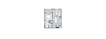 A1 Floor Plan at The Bridge at McKinney, McKinney, TX